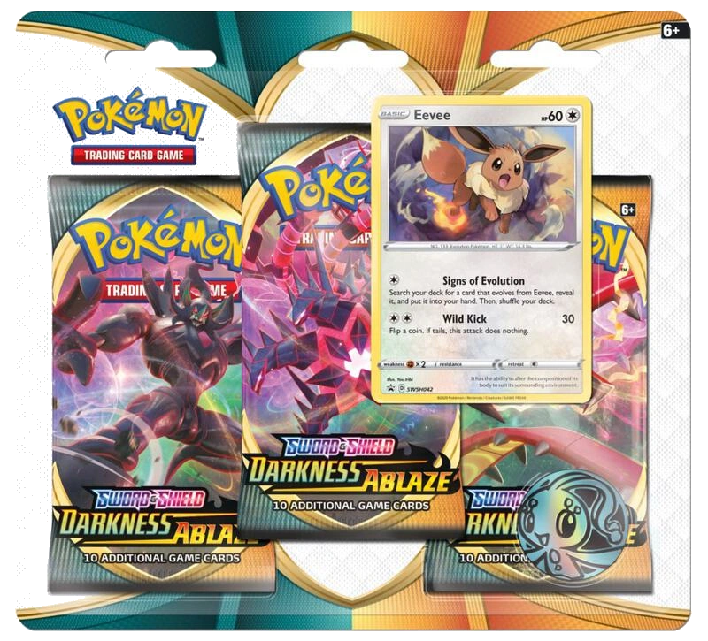 Darkness Ablaze 3 Pack Blister [Eevee]