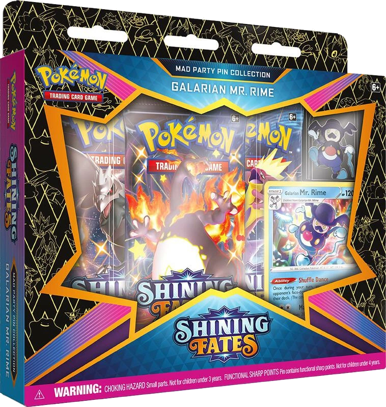 Shining Fates Mad Party Pin Collection [Galarian Mr. Rime]