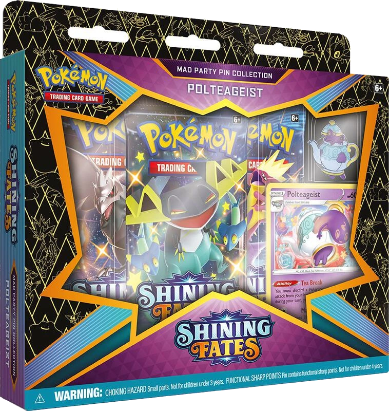 Shining Fates Mad Party Pin Collection [Polteageist]