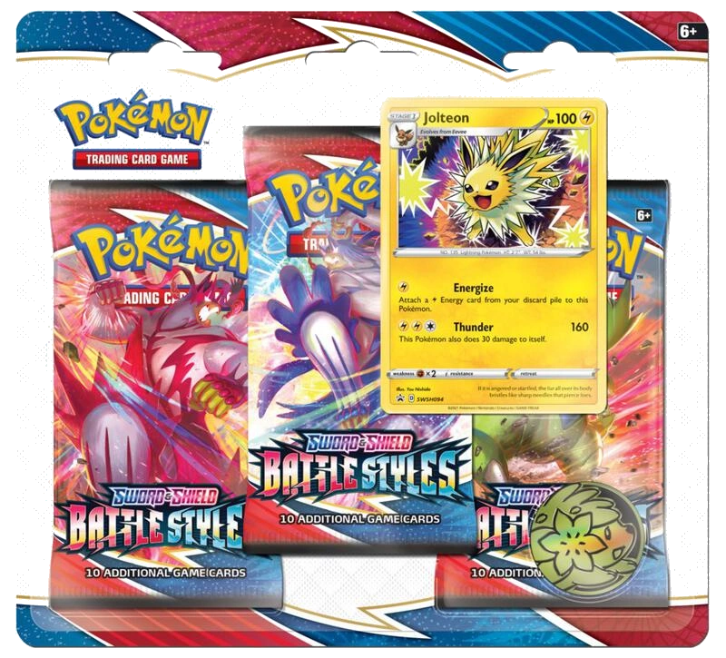 Battle Styles 3 Pack Blister [Jolteon]