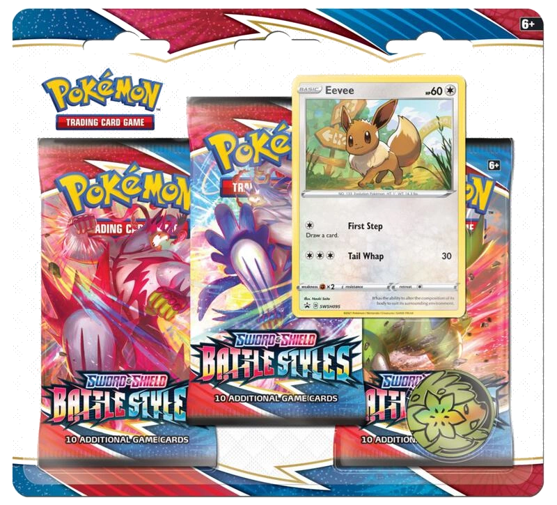 Battle Styles 3 Pack Blister [Eevee]