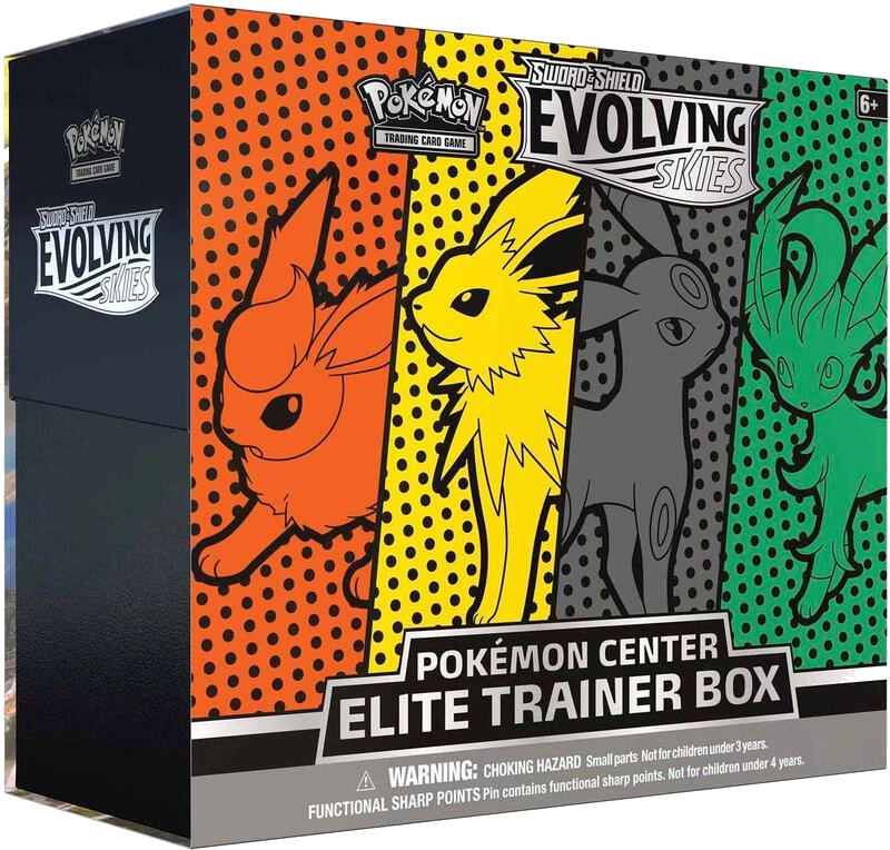 Evolving Skies Pokemon Center Elite Trainer Box [Jolteon/Flareon/Umbreon/Leafeon] (Exclusive)