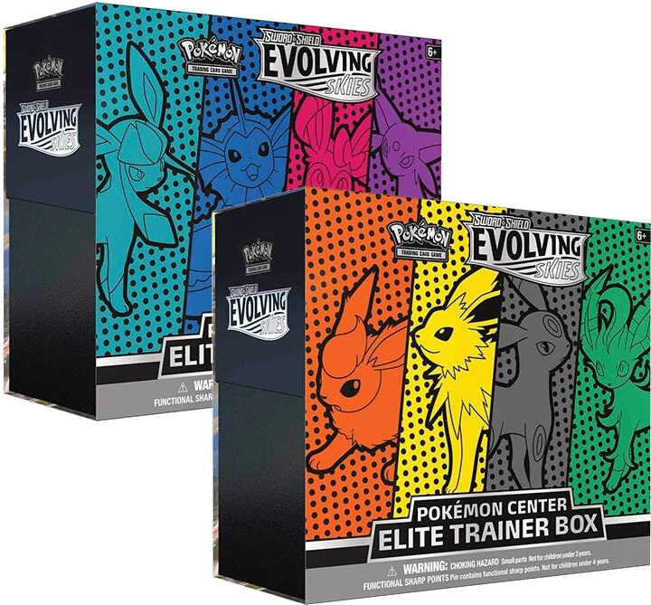 Evolving Skies Pokemon Center Elite Trainer Box [Set of 2] (Exclusive)