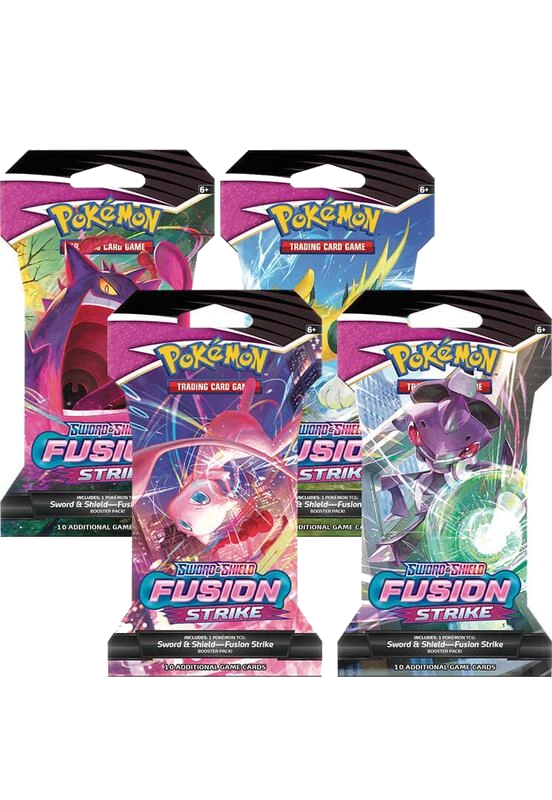 Fusion Strike Sleeved Booster Pack Art Bundle [Set of 4]