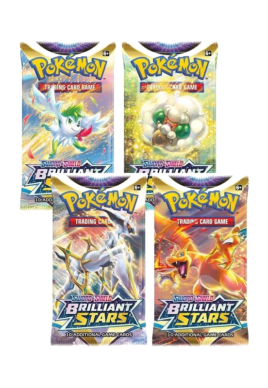 Brilliant Stars Booster Pack Art Bundle [Set of 4]