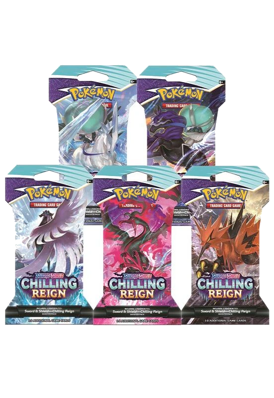 Chilling Reign Sleeved Booster Pack Art Bundle [Set of 5]