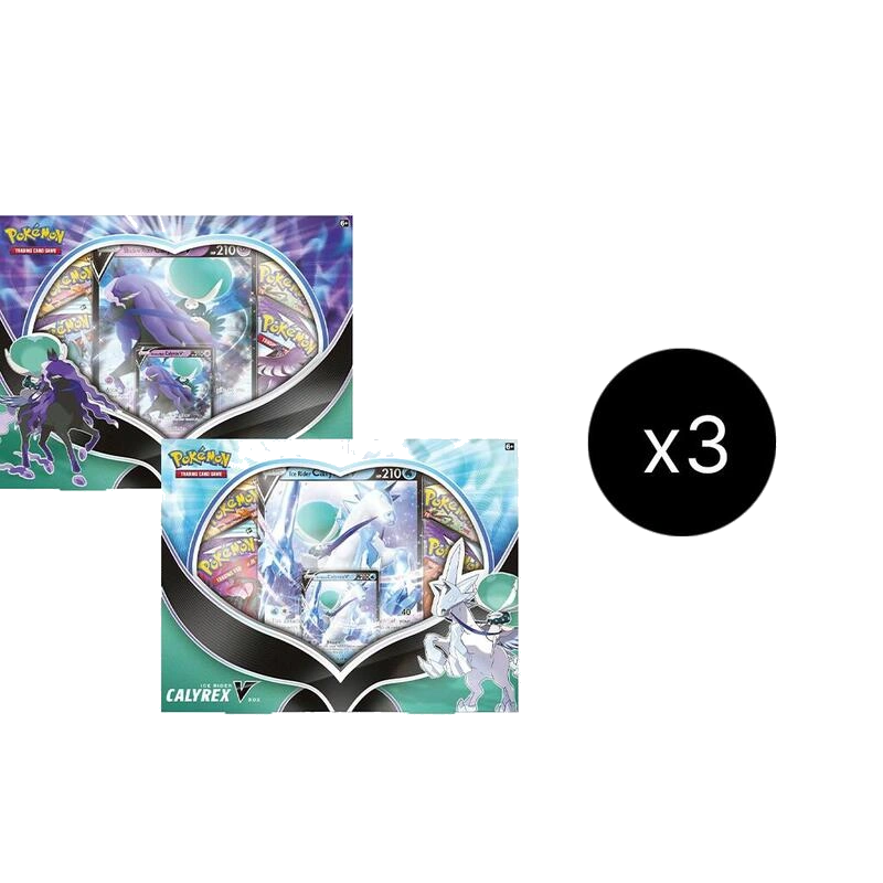 Ice Rider/ Shadow Rider Calyrex V Box Case