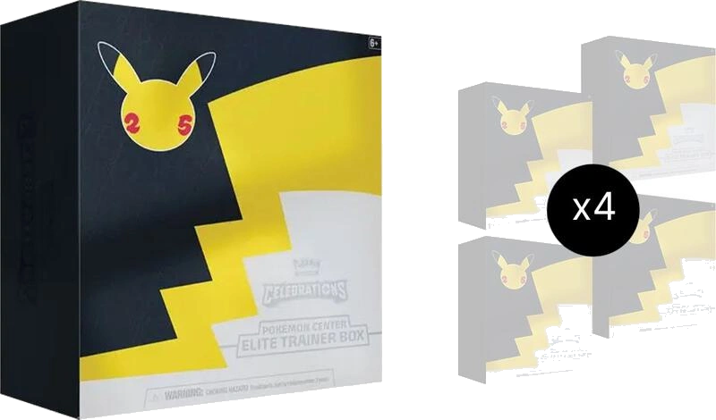 Celebrations Pokemon Center Elite Trainer Box Case (Exclusive)