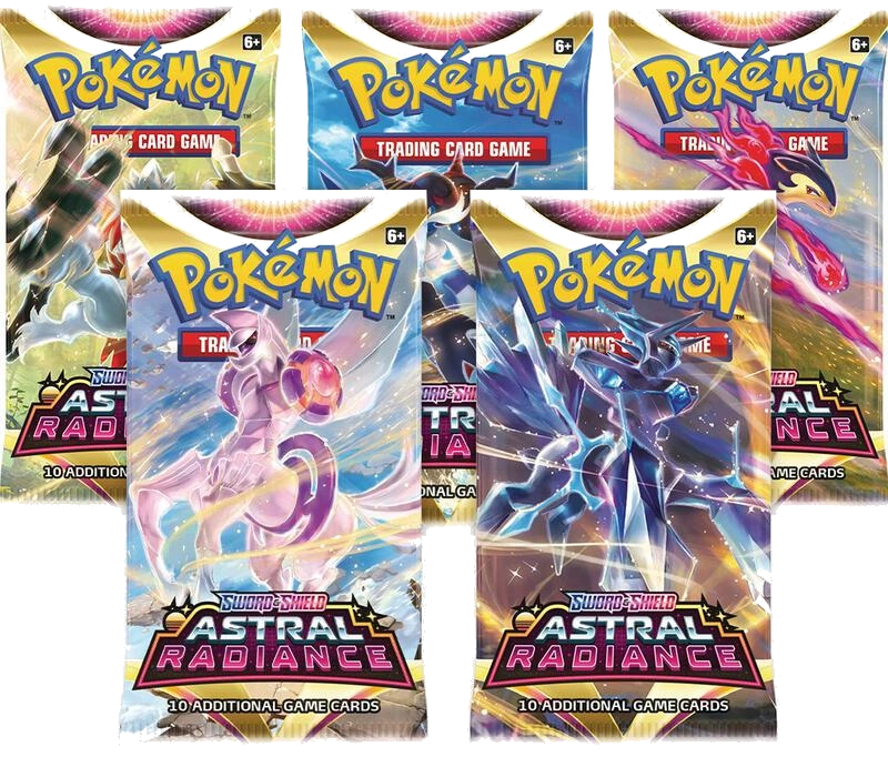 Astral Radiance Booster Pack Art Bundle [Set of 5]