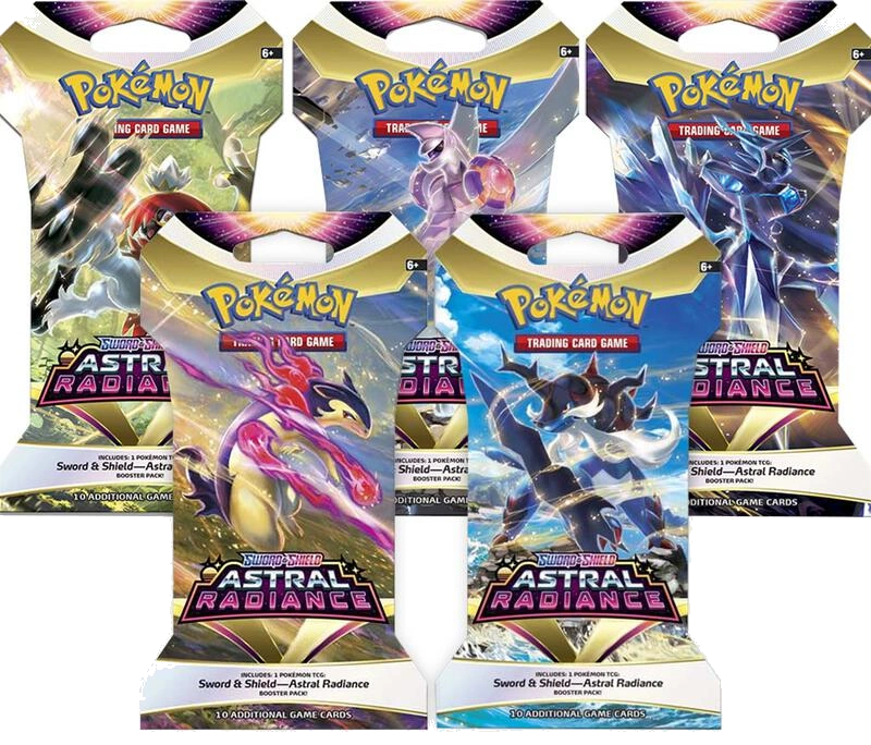Astral Radiance Sleeved Booster Pack Art Bundle [Set of 5]