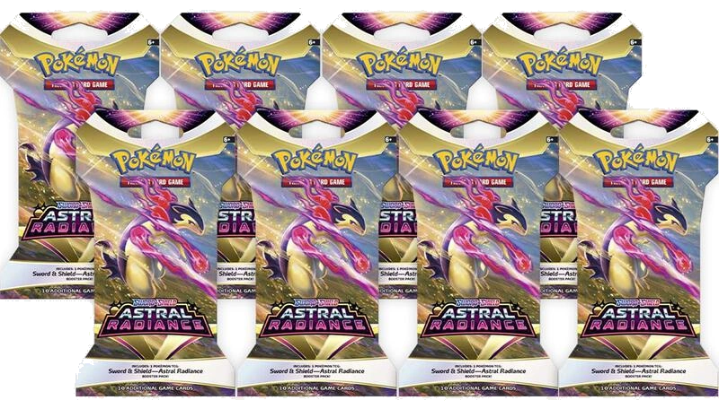 Astral Radiance Sleeved Booster Pack Bundle [Set of 8]