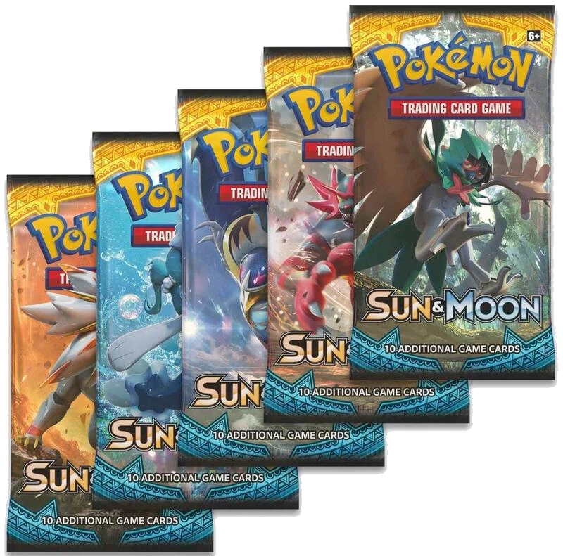 Sun & Moon Booster Pack Art Bundle [Set of 5]