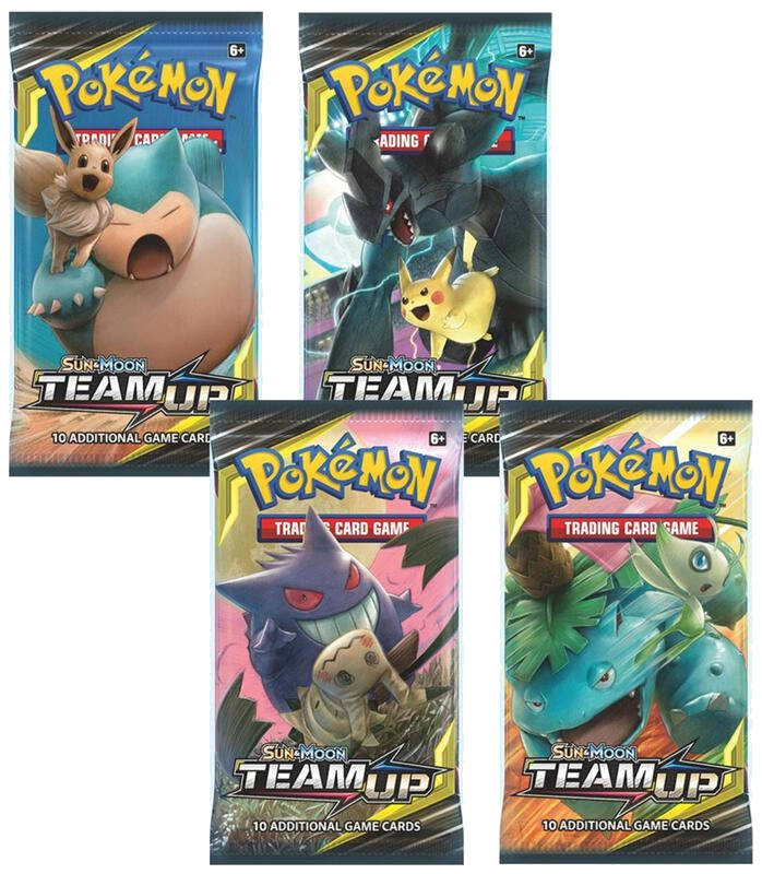 Team Up Booster Pack Art Bundle [Set of 4]