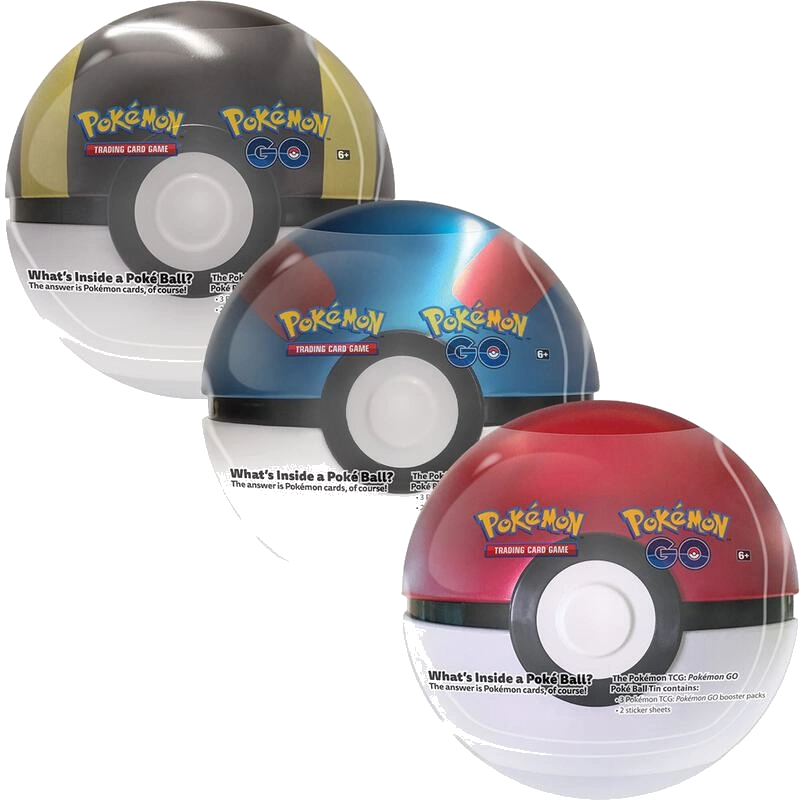 Pokemon GO Poke Ball Tin [Set of 3]
