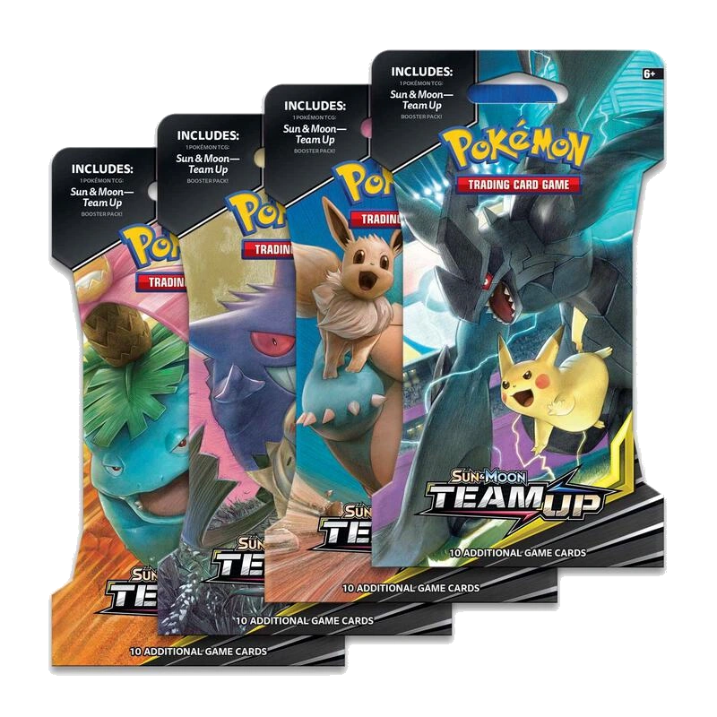 Team Up Sleeved Booster Pack Art Bundle [Set of 4]