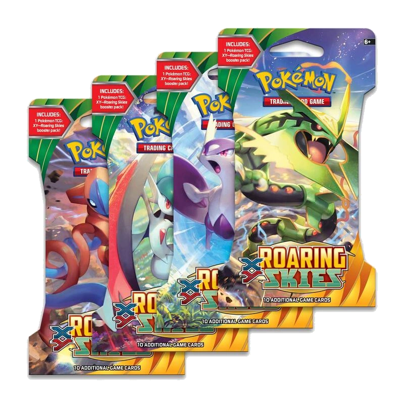 Roaring Skies Sleeved Booster Pack Art Bundle [Set of 4]