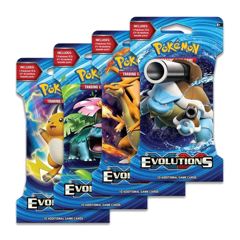Evolutions Sleeved Booster Pack Art Bundle [Set of 4]