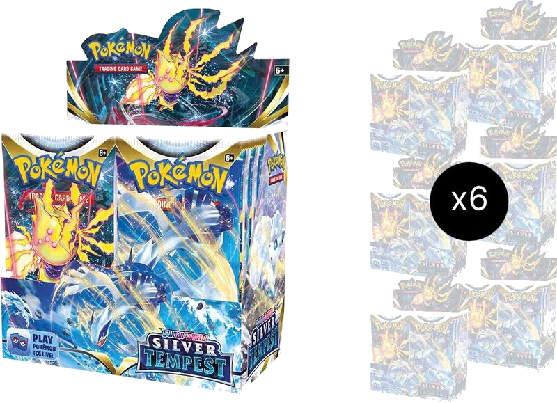 Silver Tempest Booster Box Case