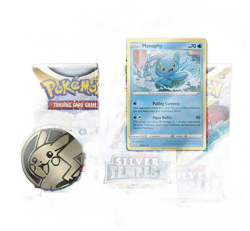 Silver Tempest 3 Pack Blister [Manaphy]