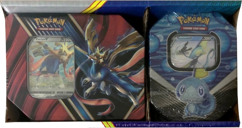 Legends of Galar Tin + Galar Partners Tin 2-pack [Zacian V/Inteleon V] (Retail Exclusive)