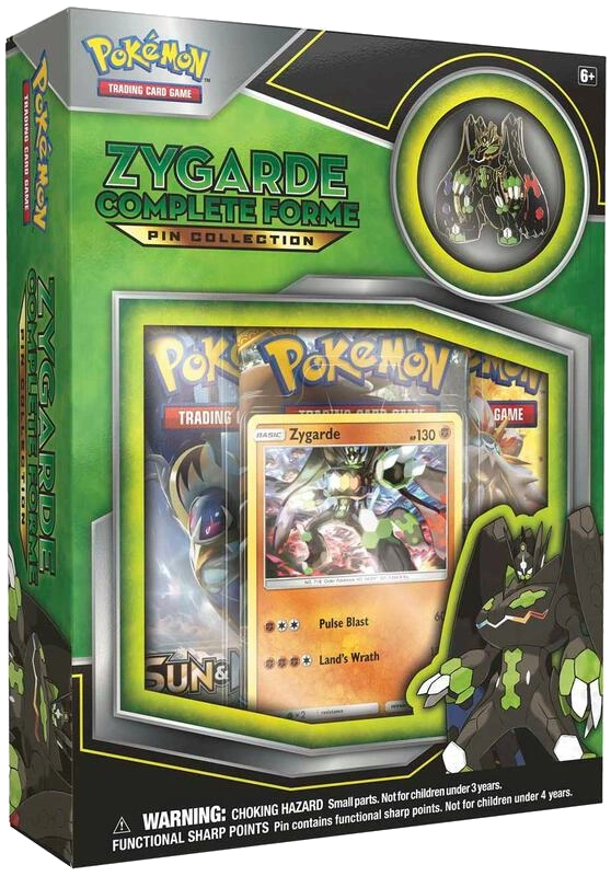 Zygarde Complete Forme Pin Collection