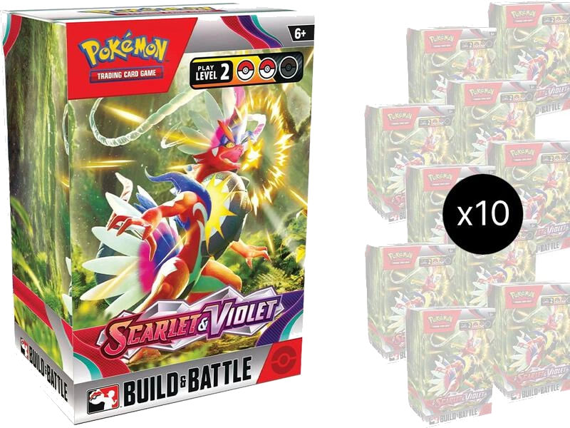 Scarlet & Violet Build & Battle Box Display