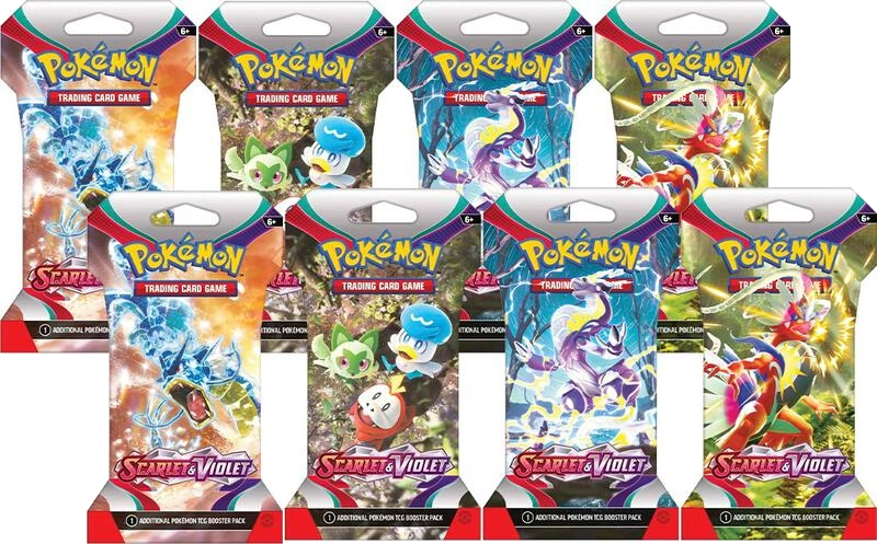 Scarlet & Violet Sleeved Booster Pack Bundle [Set of 8]