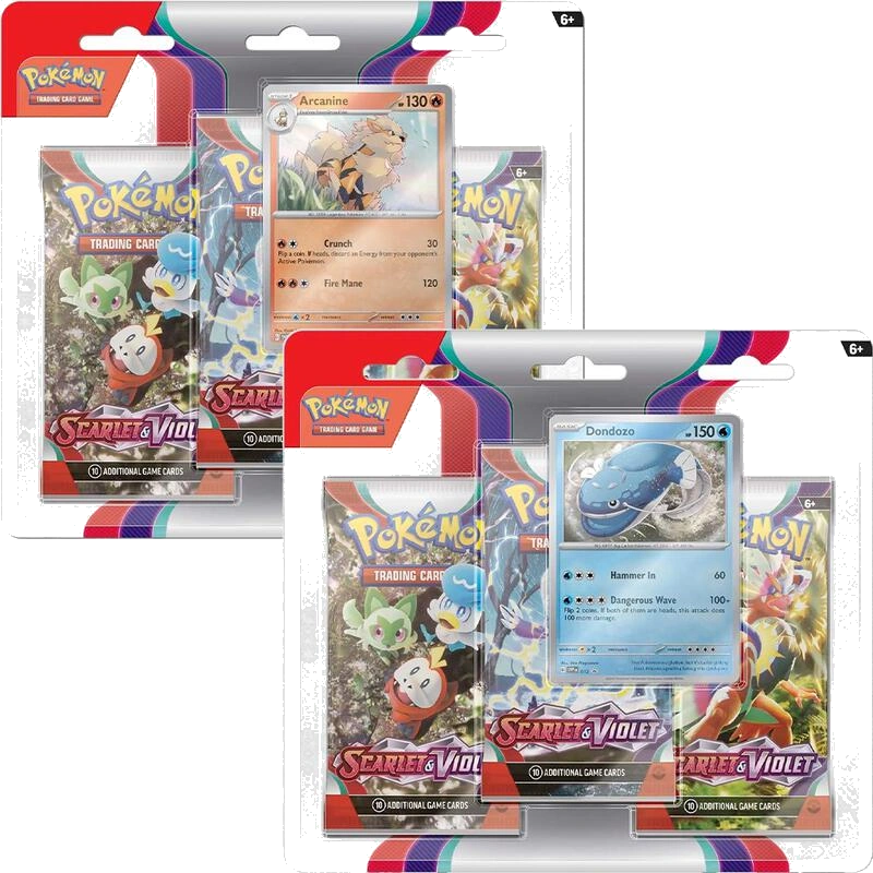 Scarlet & Violet 3 Pack Blister [Set of 2]