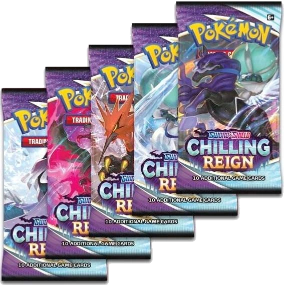 Chilling Reign Booster Pack Art Bundle [Set of 5]