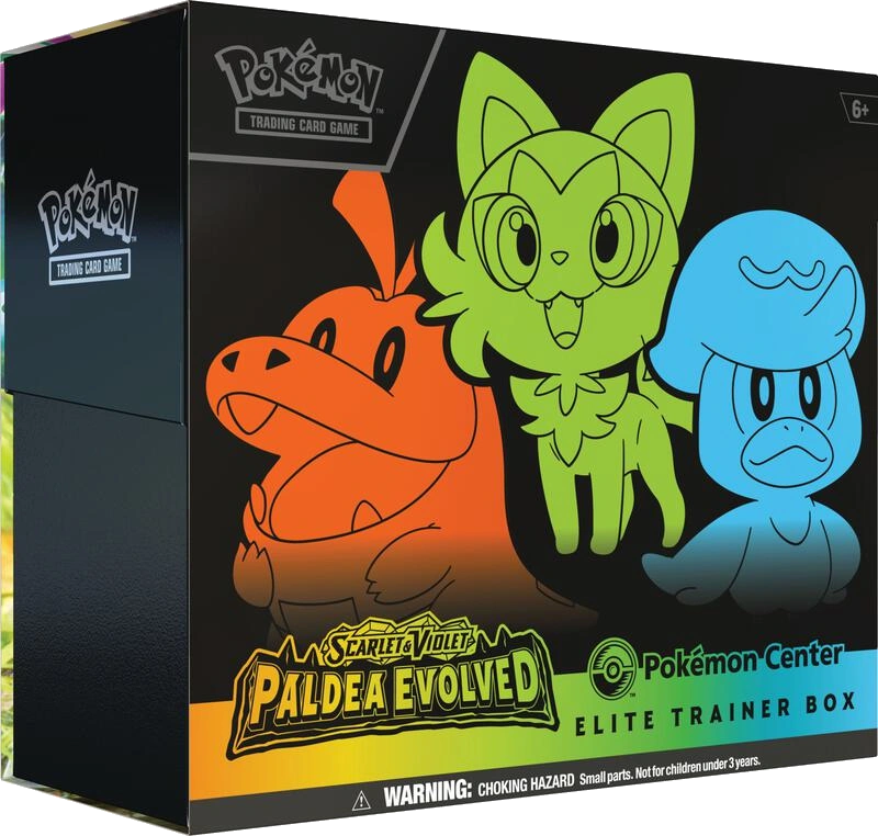 Paldea Evolved Pokemon Center Elite Trainer Box (Exclusive)
