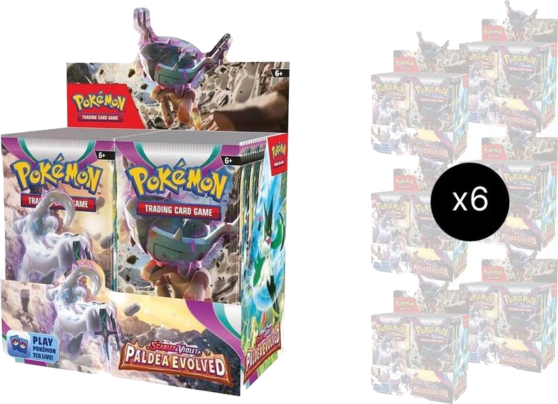 Paldea Evolved Booster Box Case
