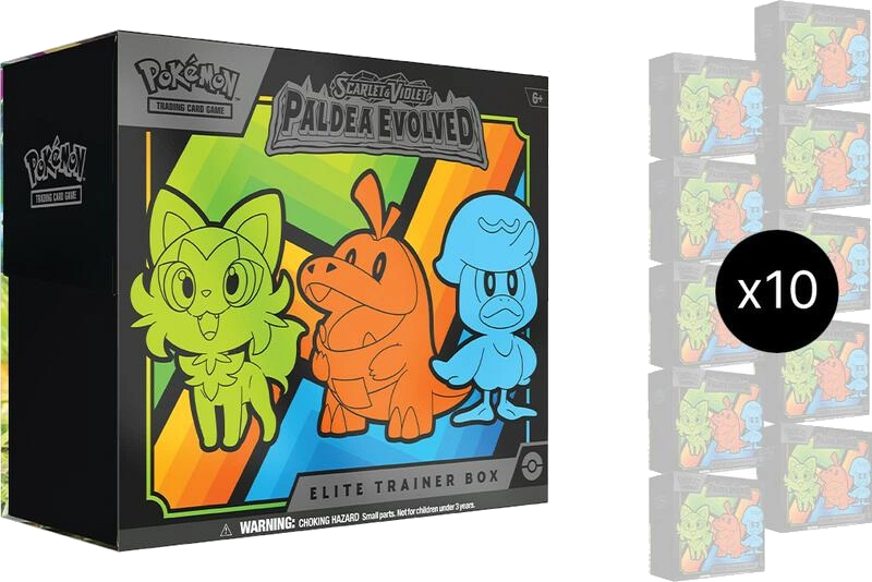 Paldea Evolved Elite Trainer Box Case