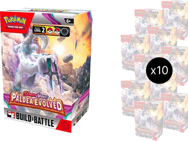 Paldea Evolved Build & Battle Box Display