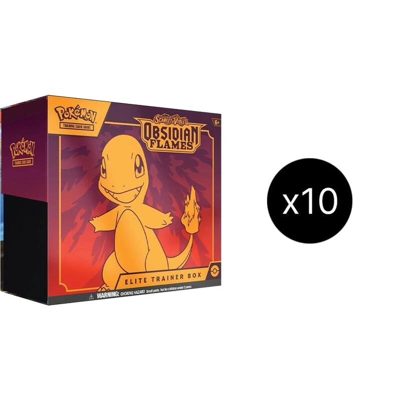 Obsidian Flames Elite Trainer Box Case