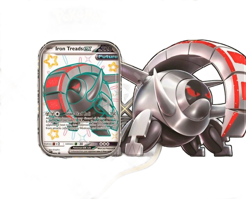 Paldean Fates Tin [Iron Treads ex]