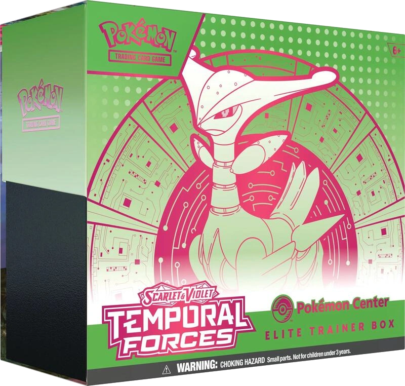 Temporal Forces Pokemon Center Elite Trainer Box (Exclusive) [Iron Leaves]