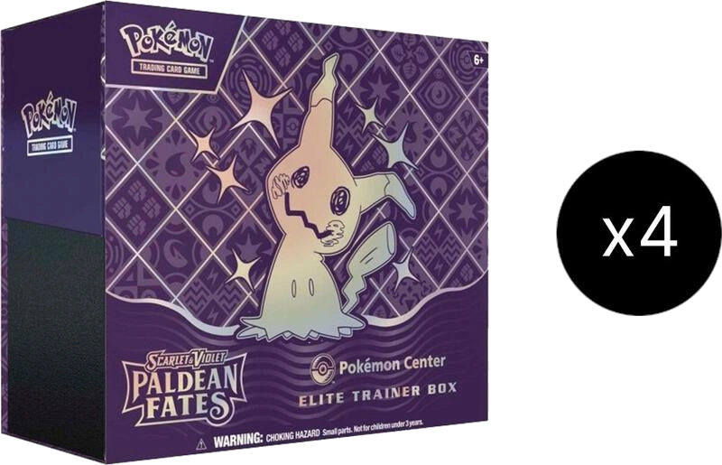 Paldean Fates Pokemon Center Elite Trainer Box (Exclusive) Case