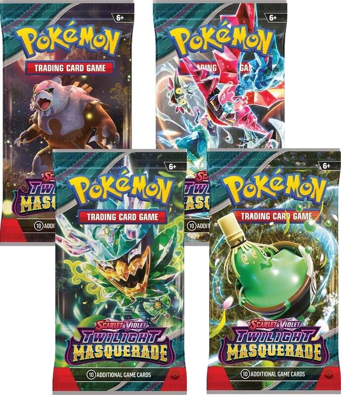 Twilight Masquerade Booster Pack Art Bundle [Set of 4]