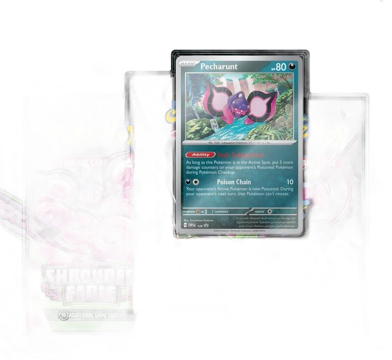 Shrouded Fable 3 Pack Blister [Pecharunt]