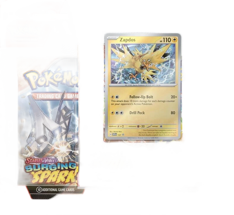 Surging Sparks 3 Pack Blisters [Zapdos]