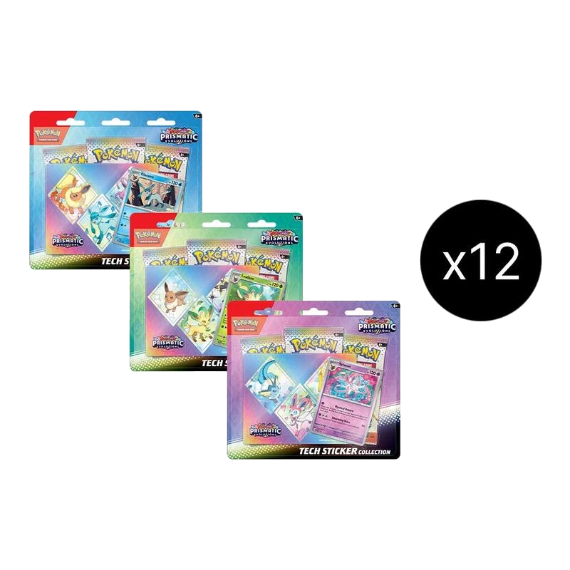 Prismatic Evolutions Tech Sticker Collection Case