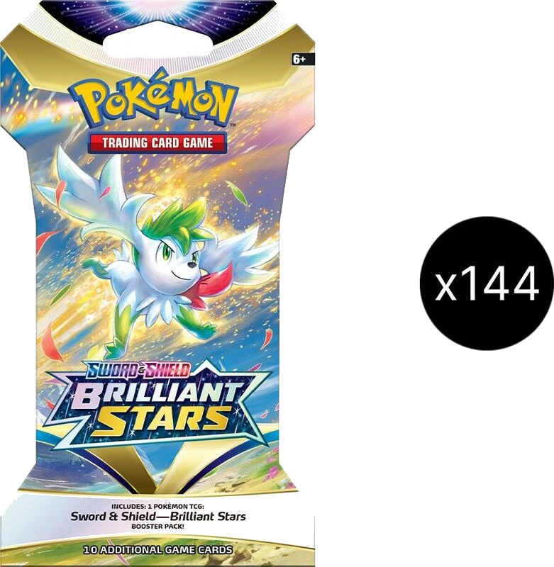 Brilliant Stars Sleeved Booster Pack Case