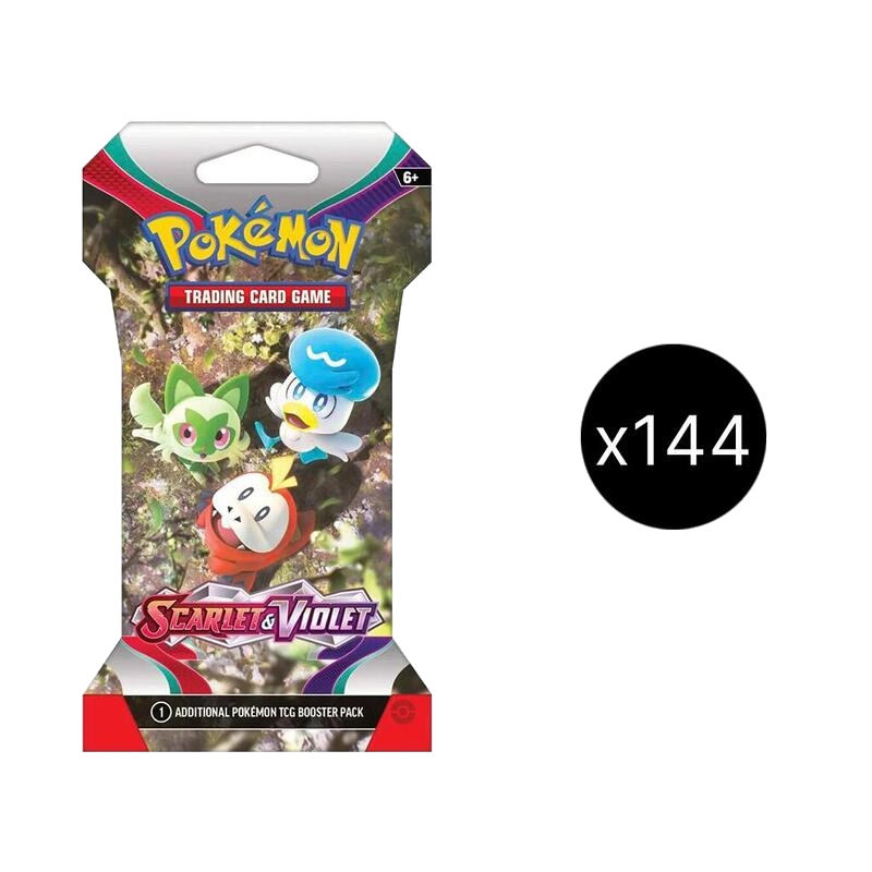 Scarlet & Violet Sleeved Booster Case