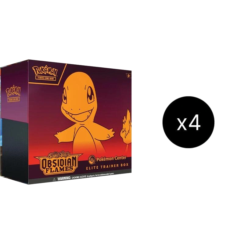 Obsidian Flames Pokemon Center Elite Trainer Box Case (Exclusive)