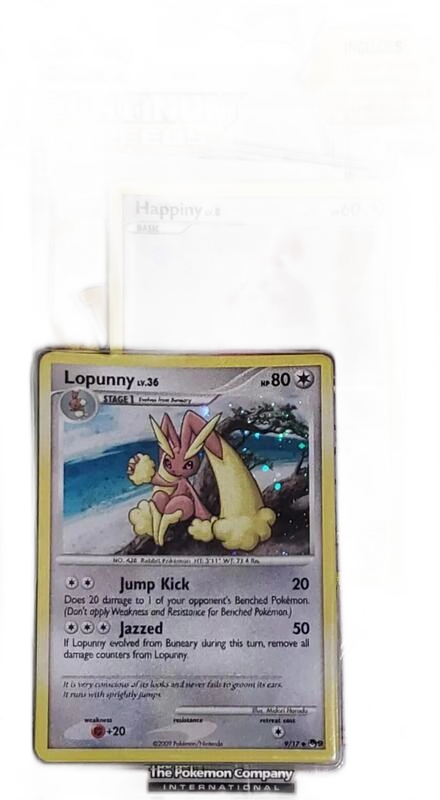 Arceus Blister Pack (Happiny & Lopunny)
