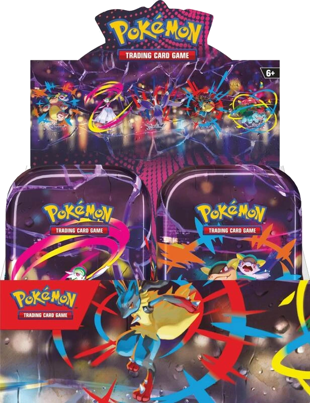 Mega Heroes Mini Tin Display