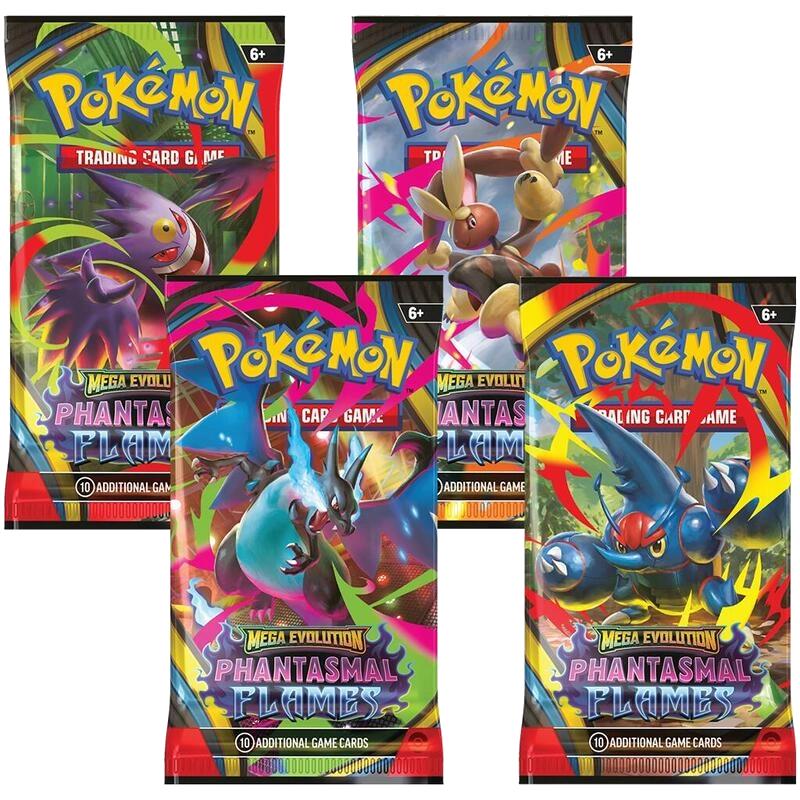 Phantasmal Flames Booster Pack Art Bundle [Set of 4]