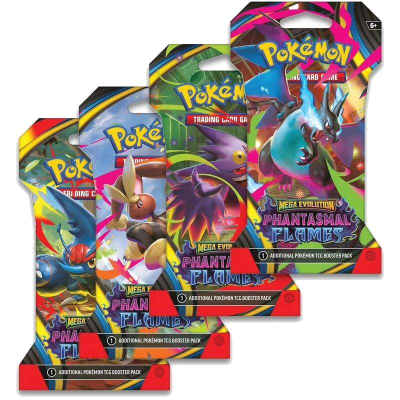 Phantasmal Flames Sleeved Booster Pack Art Bundle [Set of 4]