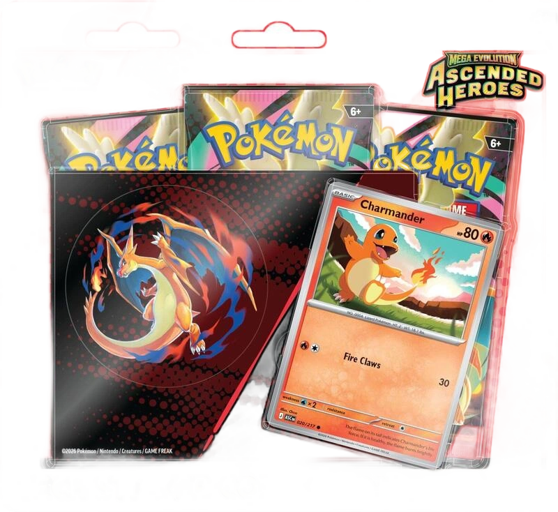 Mega Evolution: Ascended Heroes Tech Sticker Collection - Charmander