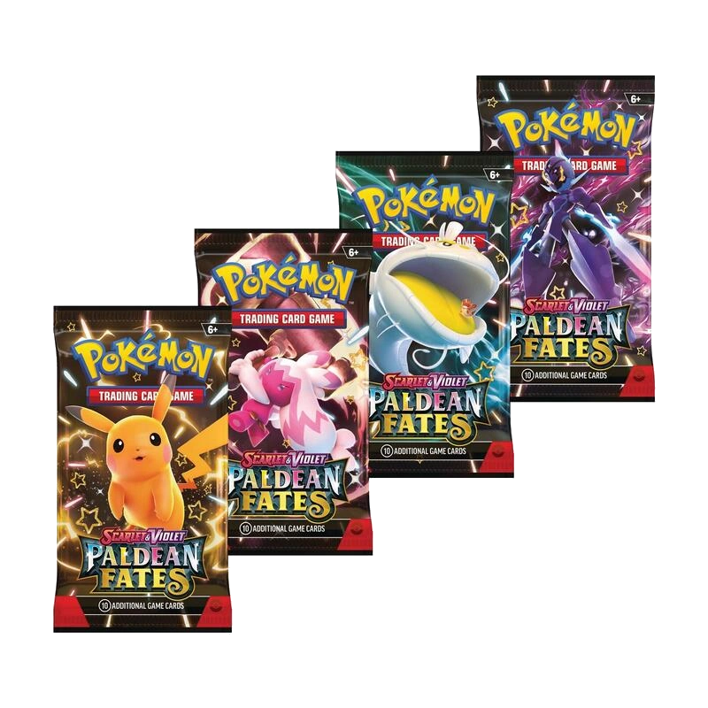 Paldean Fates Booster Pack Art Bundle [Set of 4]